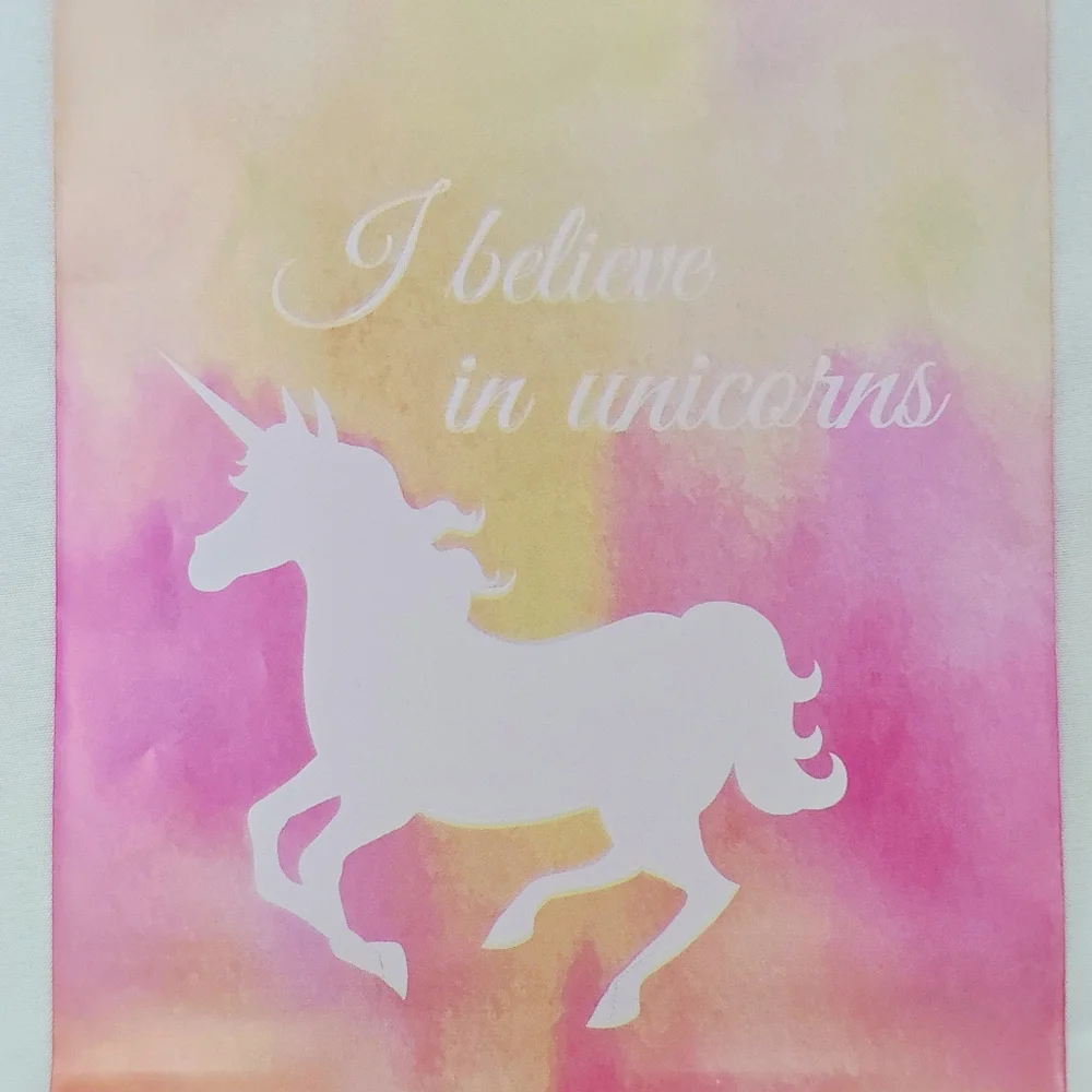 20 Unicorn Poly Mailers 6x9 Pink Watercolor I Believe In Unicorns Shipping Bags